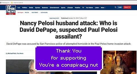 DID DAVID DEPAPE BREAK IN THE PELOSI HOUSE NAKED OR WAS THIS BETWEEN PAUL AND ONE OF HIS LOVERS