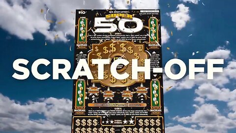 NJ Lottery celebrates 50th anniversary with new gigantic scratch-off ticket