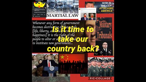 Is it time to take back our country from the Dems and the CCP?