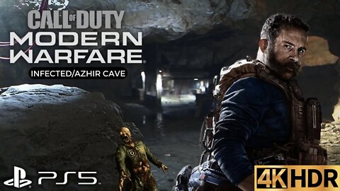 COD: Modern Warfare (2019) | Infected on Azhir Cave | PS5, PS4 | 4K (No Commentary Gameplay)