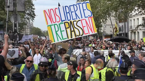 French Protests Live 9/4 Anti Passe Sanitaire #ParisProtest #Manifs4septembre