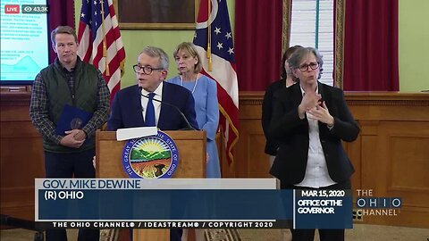 Gov. DeWine gives coronavirus update, new executive orders