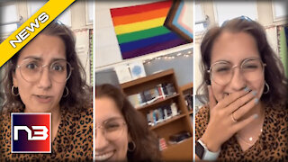 Teacher Makes Kids Pledge Allegiance To The Pride Flag