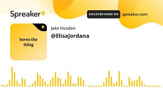 @ElisaJordana (made with Spreaker)