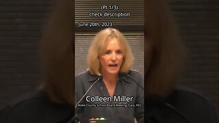 (1/3) Colleen Miller Public Comment (06-20-2023) #shorts #shortsfeed #news #politics #school