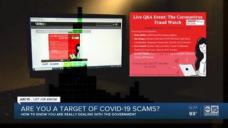 Are you a target of COVID-19 scams?