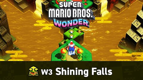 Shining Falls - Super Mario Bros Wonder Walkthrough (Part 3)