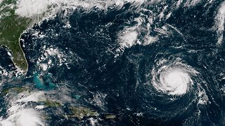 Hurricane Florence Intensifies To A Category 4 Storm