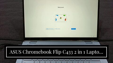 ASUS Chromebook Flip C433 2 in 1 Laptop, 14" Touchscreen FHD NanoEdge Display, Intel Core m3-81...