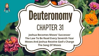 Deuteronomy Chapter 31 | NRSV Bible Reading