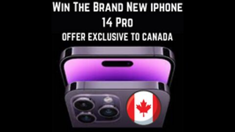 Win The Brand New iphone14 Pro (Offer Exclusive To Canada}