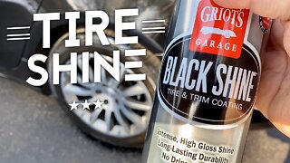 Griot's Garage Black Shine Tire & Trim Coating Spray Review