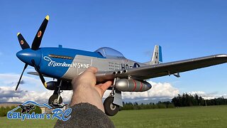 H-King P-51 Mustang Moonbeam McSwine V2 750mm PNP - Maiden Flight Review