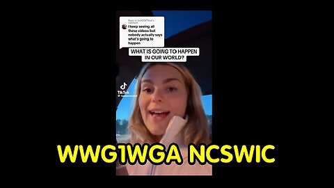 What's Going to Happen - WWG1WGA NCSWIC