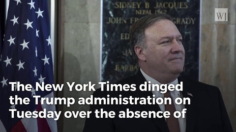 NY Times Slams Pompeo As AWOL, Learns He Was Securing Release Of Americans From Nk