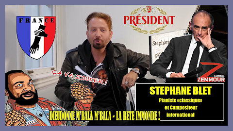 Dieudonné face à Zemmour pour les "présidentielles"! Présentation Stéphane Blet (Hd 1080)