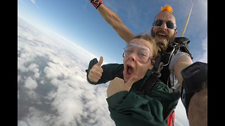 Gosh Darn Mom Goes Skydiving!