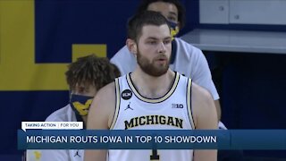 Hunter Dickinson, Juwan Howard praise Luka Garza after Michigan beats Iowa