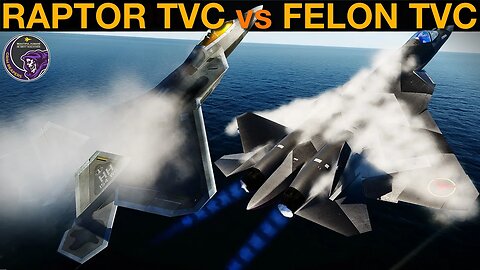 F-22 Raptor (Thrust Vectored) vs Su-57 Felon (Thrust Vectored): Dogfight | DCS