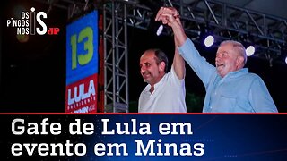 Em Minas, Lula erra e diz que Kalil vai ser governador do Rio; veja vídeo