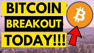 BITCOIN: BREAKOUT TODAY!!!