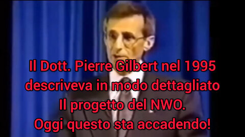 IL DOTT. PIERRE GILBERT GIA' NEL 1995 CI DICEVA COSA AVREBBERO MESSO NEI VACCINI PER CONTROLLARCI!