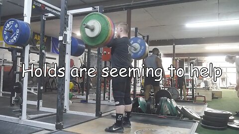 Weightlifting Training - Holds are already seeming to help