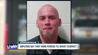 Deputies shoot man armed with sawed-off shotgun at Springville gas station