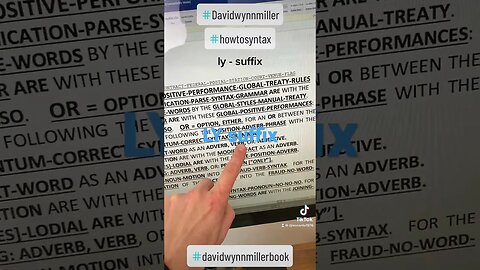 #lysuffix #howtosyntax #syntax In this video I talk about the LY suffix and how it modifies.