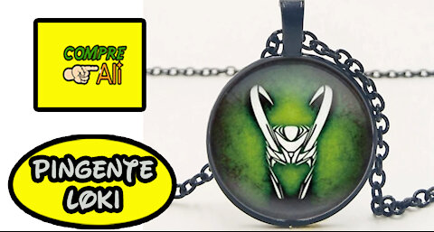 Loki pinente neklace colar CompreAli