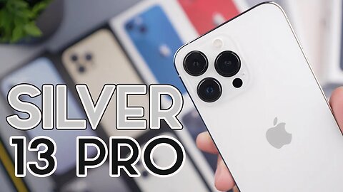 Silver iPhone 13 Pro Unboxing & First Impressions!