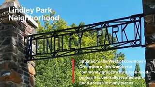 Discovering Lindley Park: A Captivating 🚁Aerial Tour of ♻️Greensboro's Charming Neighborhood
