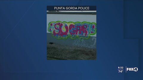 Buildings being tagged in Punta Gorda