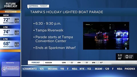 Holiday Lighted Boat Parade sets sail in Tampa tonight