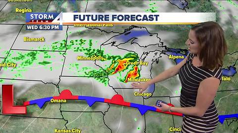 Multiple chances for showers and storms Tuesday