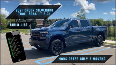 Chevy Silverado Trail Boss LT 5.3L (Performance Mods & Personalization) 3 months old
