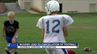 Catholic Central High School cancels football season for players' safety