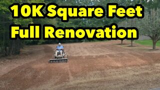 10,000 Square Feet Lawn Renovation How Long Does It Take GCI Turf Type Tall Fescue