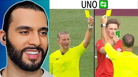 He Uno-Reversed the yellow card! ⚽️ | Funny Meme Compilation 25
