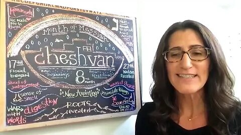 Biblical Month of Cheshvan 5784 Chalkboard Teaching by Christine Vales