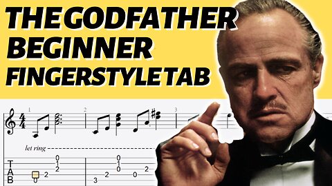 THE GODFATHER Fingerstyle Guitar Tabs For Beginners - FREE TAB Download