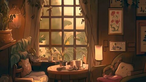 Lofi Room - Cozy Golden Summer Vibes for Studying and Relaxing