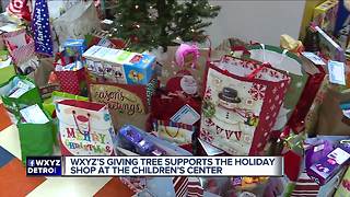 WXYZ's Giving Tree supports The Holiday Shop at The Children's Center