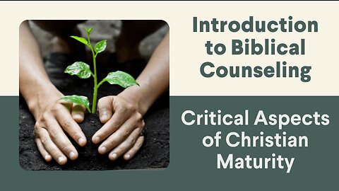Four Critical Aspects of Christian Maturity