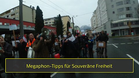 Megaphon-Tipps für Souveräne Freiheit