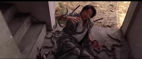 Kung Fu Hustle: Throwing Knives and Snake Bites scene