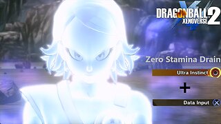 Zero Stamina Drain! Data Input + Ultra Instinct! Dragonball Xenoverse 2