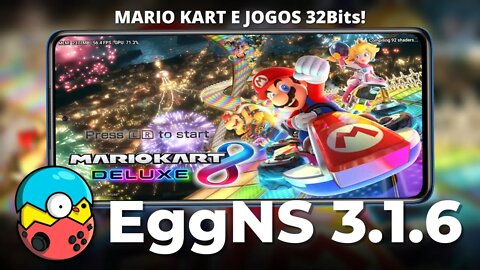 MARIO KART 8 RODANDO NO ANDROID! | EggNS v3.1.6 | Persona 5 Royal, FIFA 23, Bayonetta 3 e MAIS!