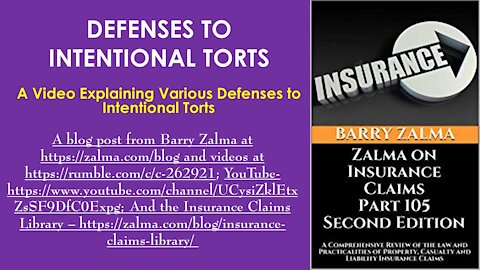 Defenses to Intentional Torts