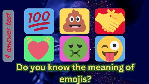 Do you know the meaning of emojis?
